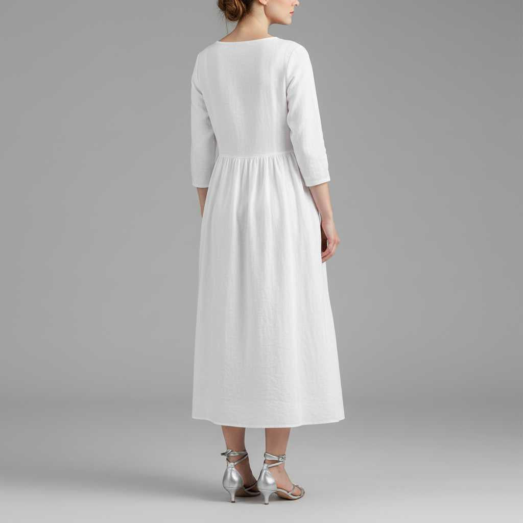 Vestido Holgado de Verano para Mujer | Midi Elegante