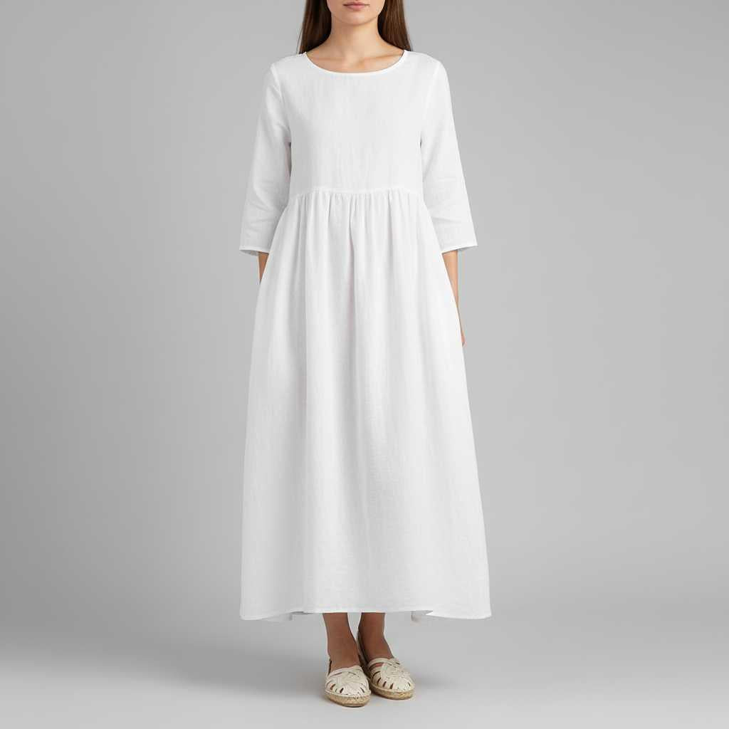 Vestido Holgado de Verano para Mujer | Midi Elegante
