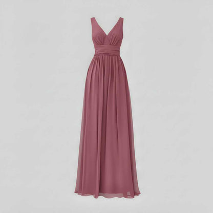 Vestido Maxi Sin Mangas Cuello en V | Moda Mujer