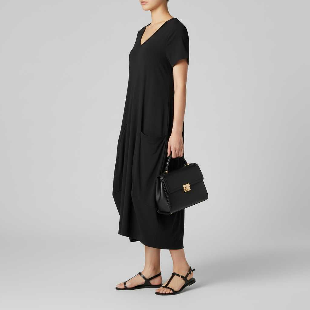 Vestido de Verano Holgado | Vestido de Mujer Midi Elegante