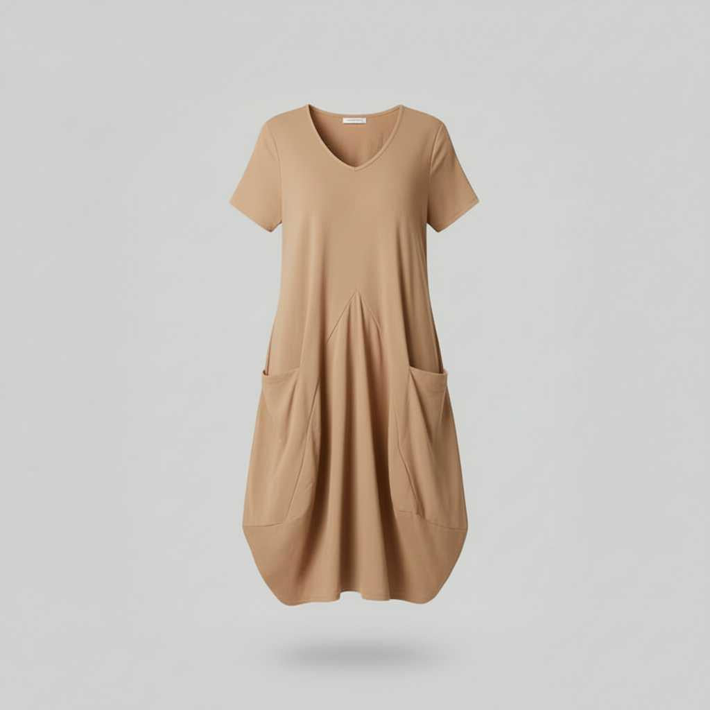 Vestido de Verano Holgado | Vestido de Mujer Midi Elegante