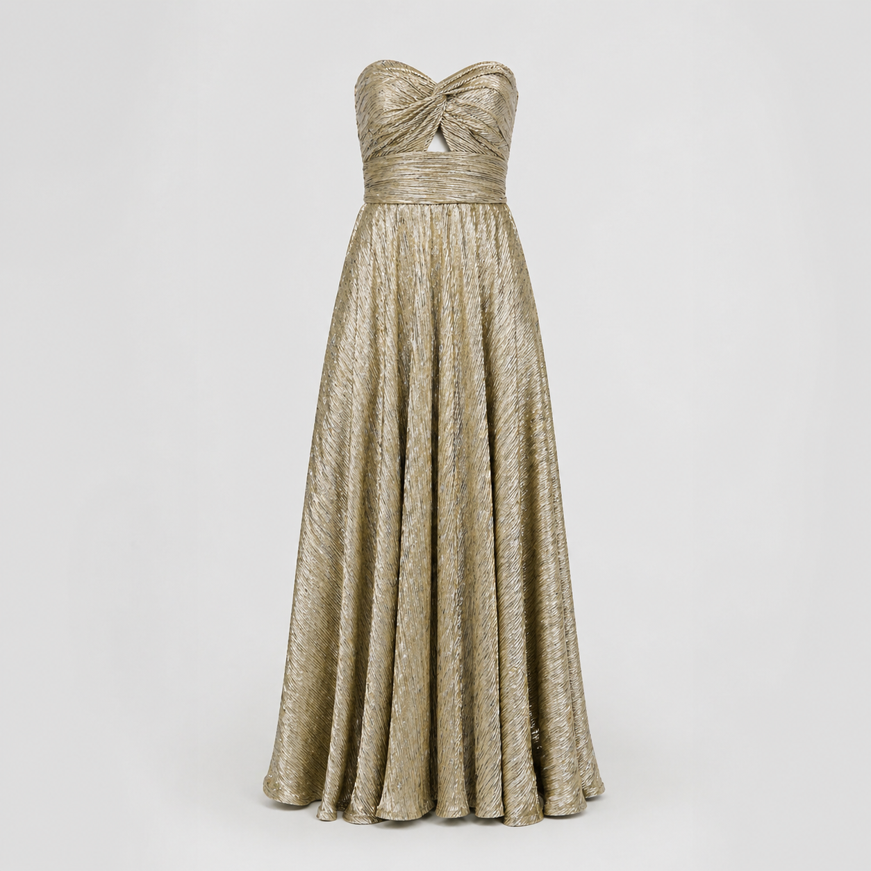Ane - Vestido Elegante para Invitadas de Boda de Verano Largo Palabra de Honor Brillante de Fiesta Formal Para Mujer 2025