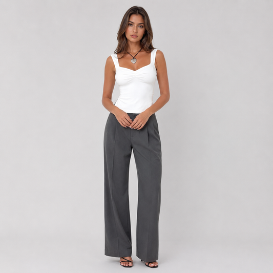 Luna – Top básico de tirantes sólido para mujer