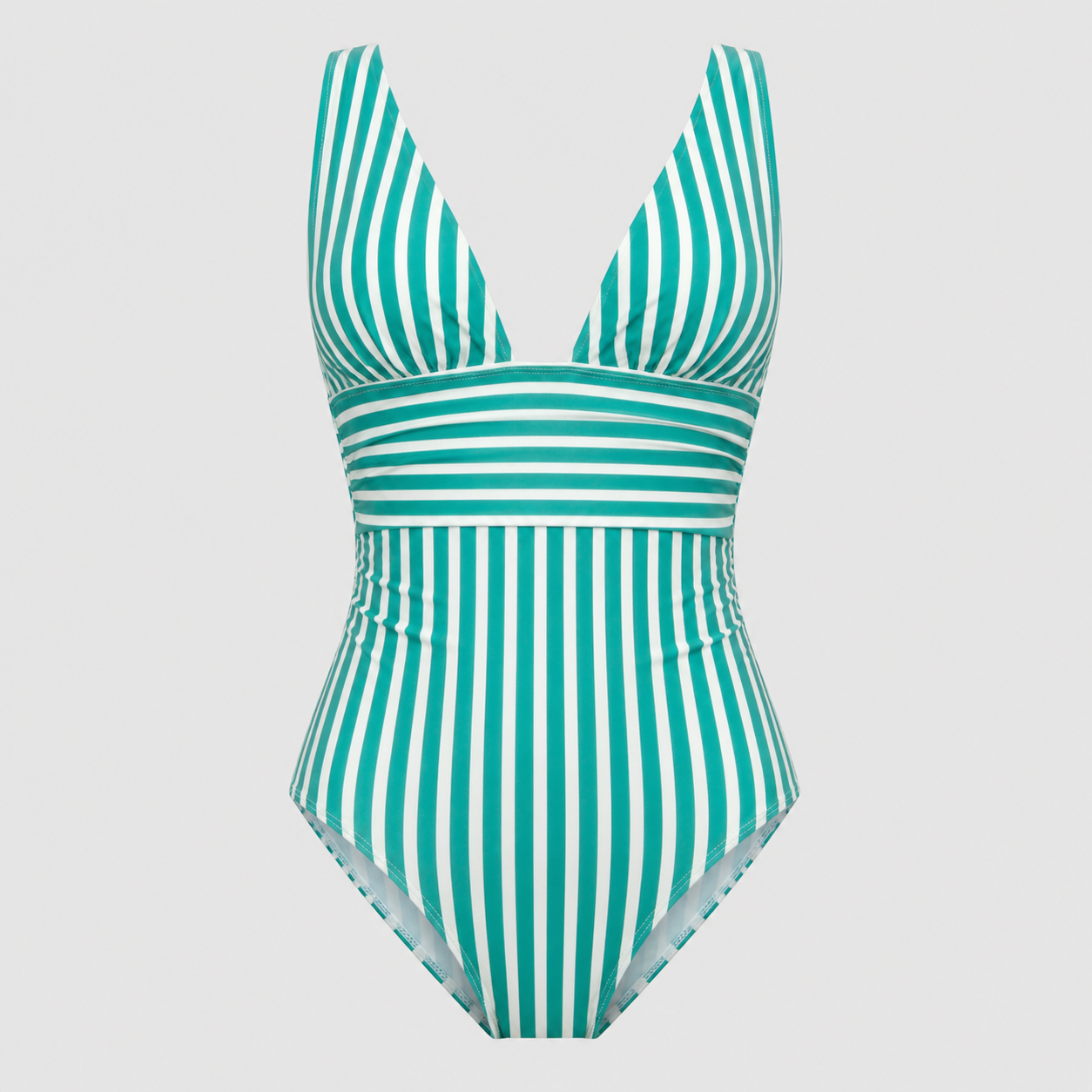 Abigail – Bañador retro de una pieza con escote cuadrado y relleno para mujer