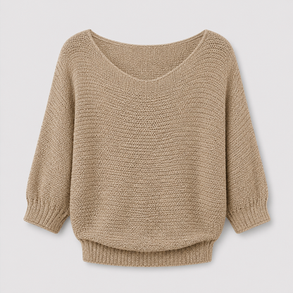 Elegante jersey de punto para mujer: suave, con estilo y ligero.