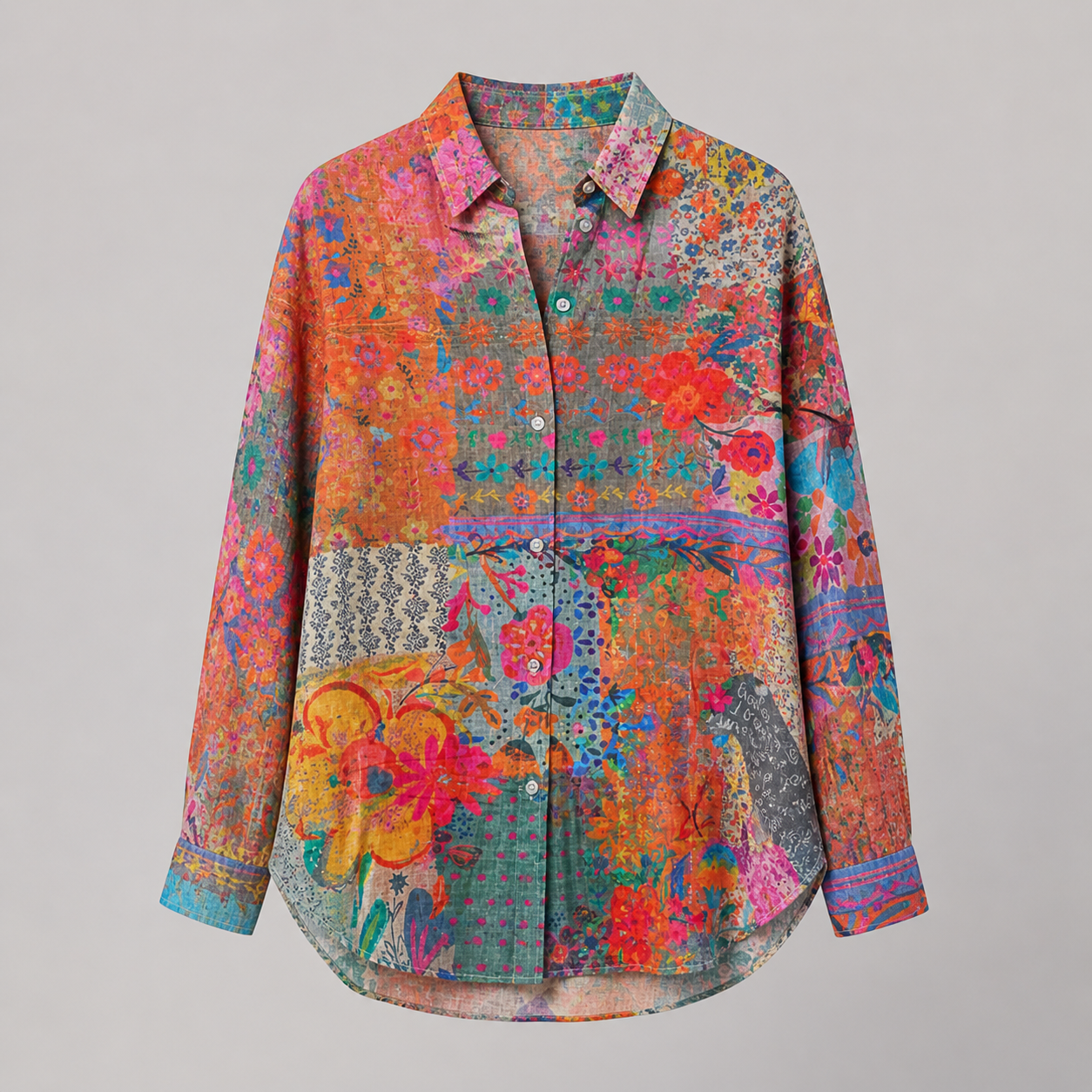 Kylie | Elegante blusa con estampado floral