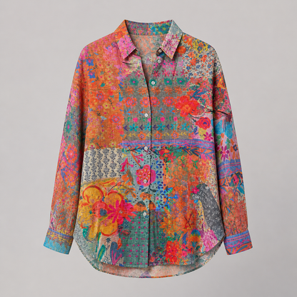 Kylie | Elegante blusa con estampado floral