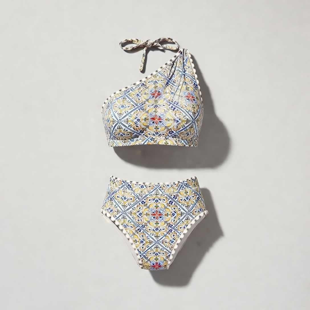 Bikini asimétrico para mujer - fresco y elegante