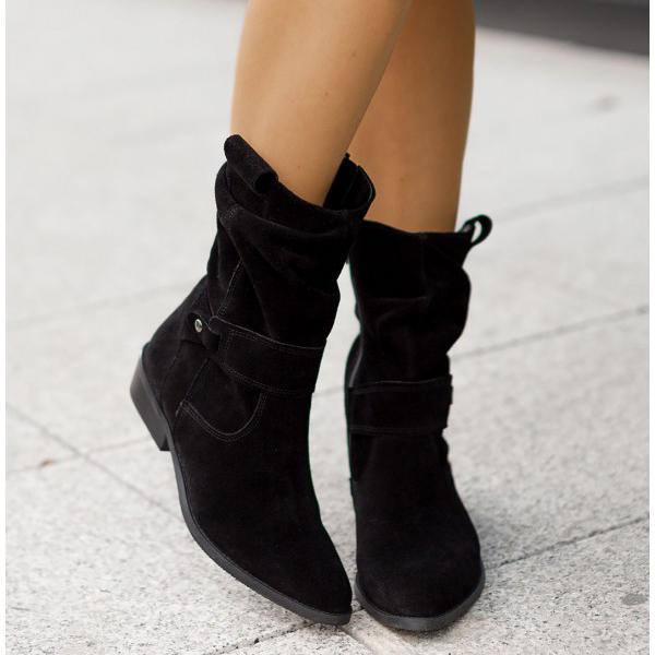 Botines con cremallera y soporte ortopédico para mujer – NAYARA