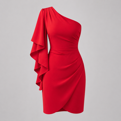 Vestido de cóctel con diseño elegante y silueta entallada – FAYNA GlowDress