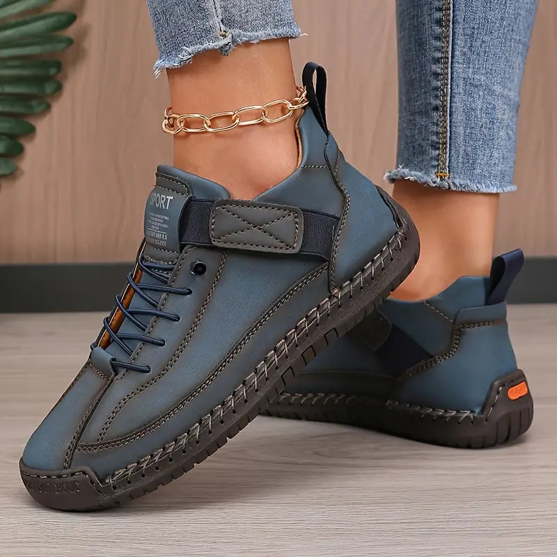 Nivalia | Zapatillas para mujer con tejido texturizado y cordones cómodos | Transpirables