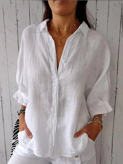 Patricia | Blusa abotonada de elegancia atemporal
