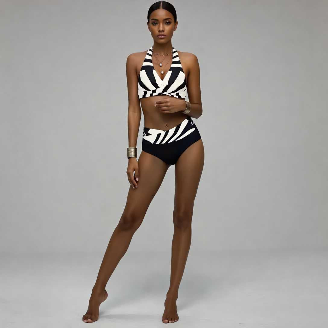 Bailey – Bikini de dos piezas con estampado de camuflaje para mujer