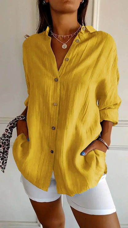 Christina | Blusa de algodón de alta calidad