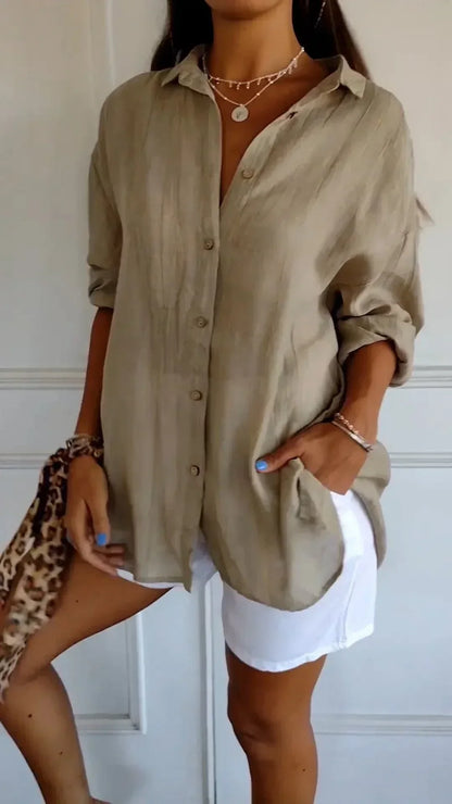 Christina | Blusa de algodón de alta calidad