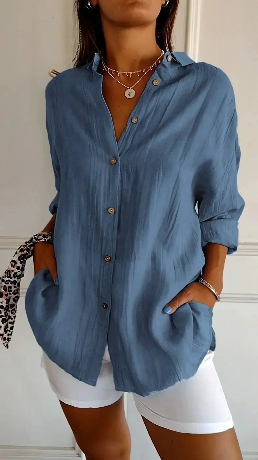 Christina | Blusa de algodón de alta calidad