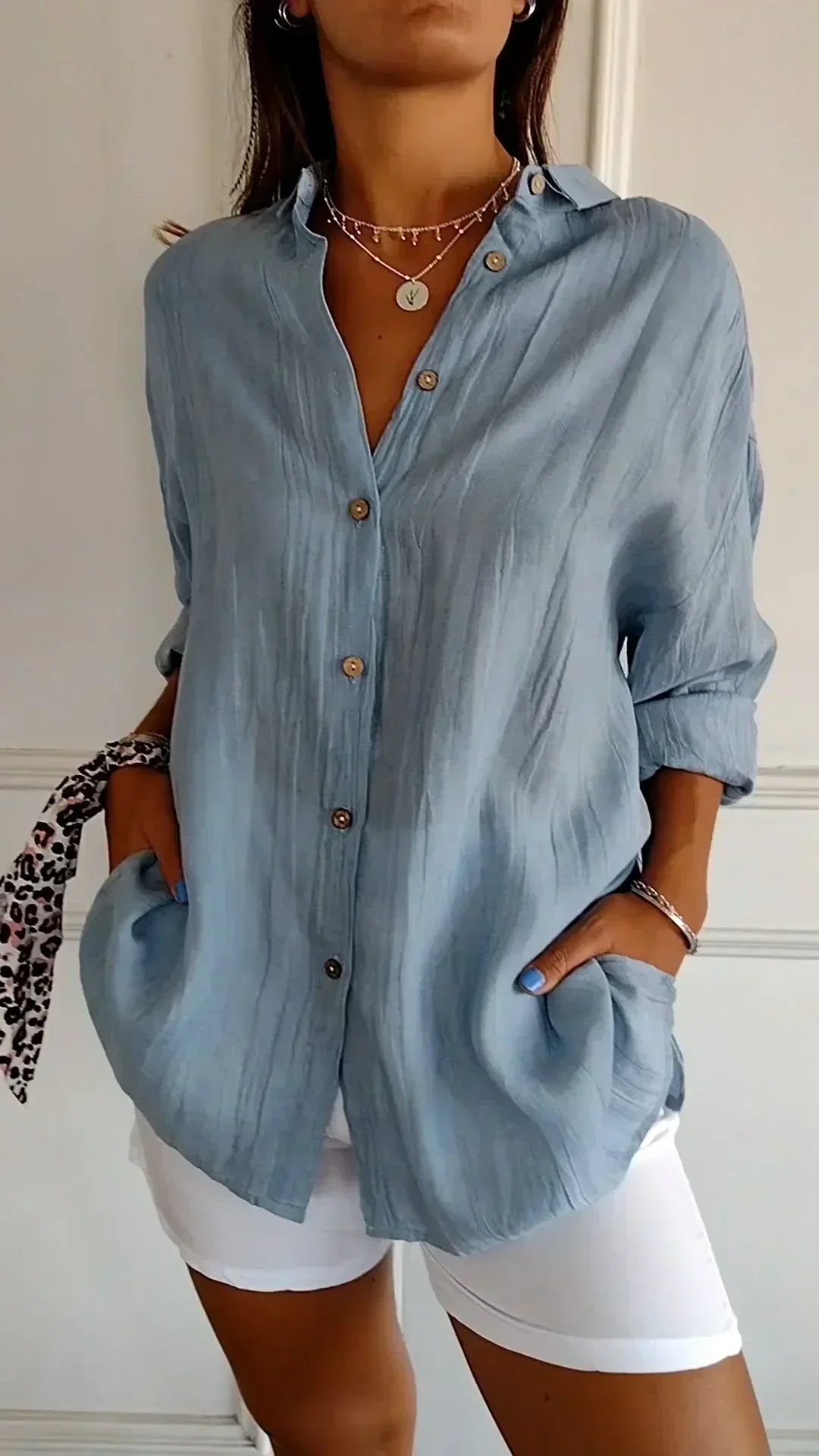 Christina | Blusa de algodón de alta calidad