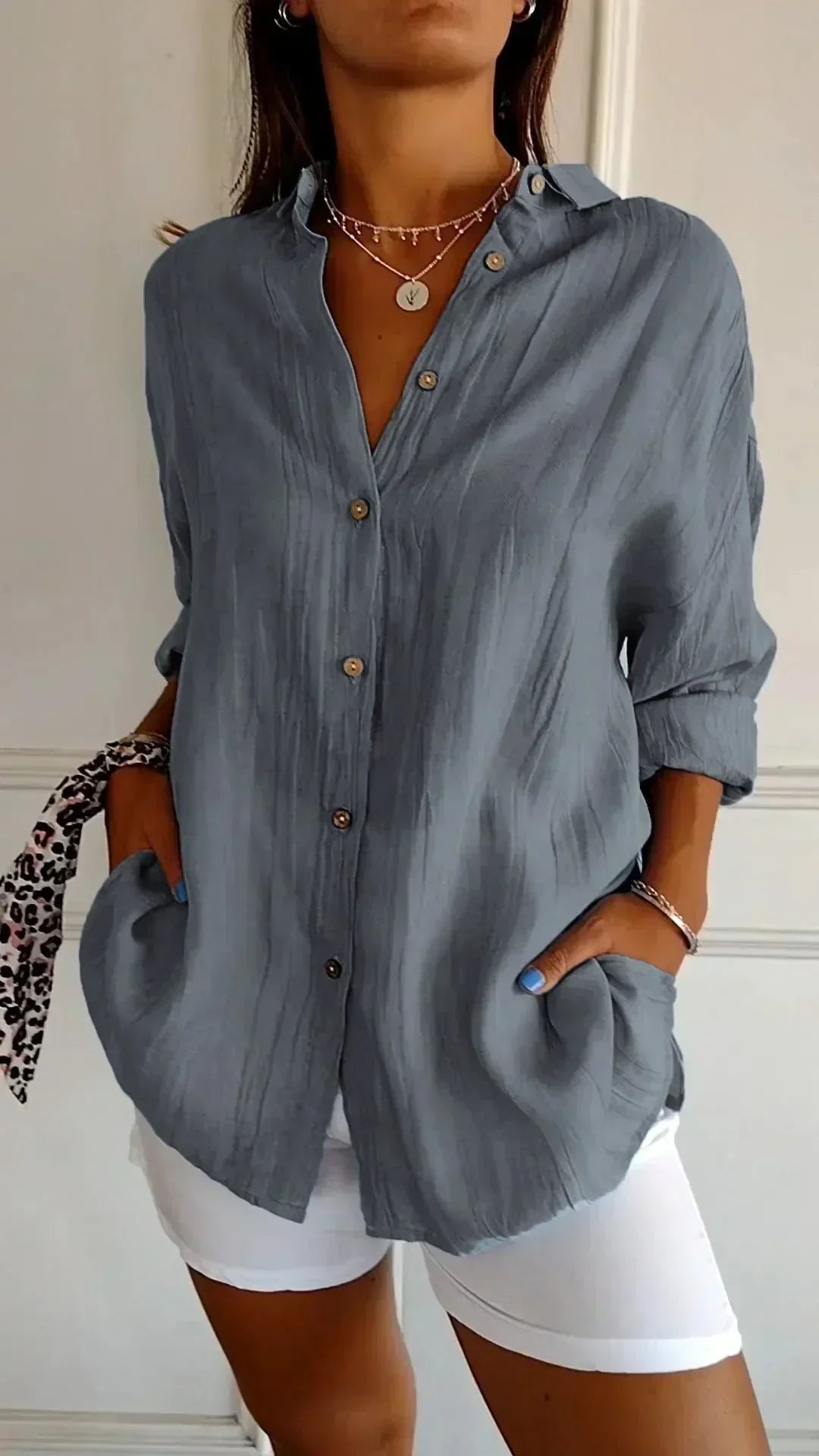 Christina | Blusa de algodón de alta calidad