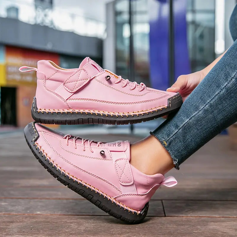 Nivalia | Zapatillas para mujer con tejido texturizado y cordones cómodos | Transpirables