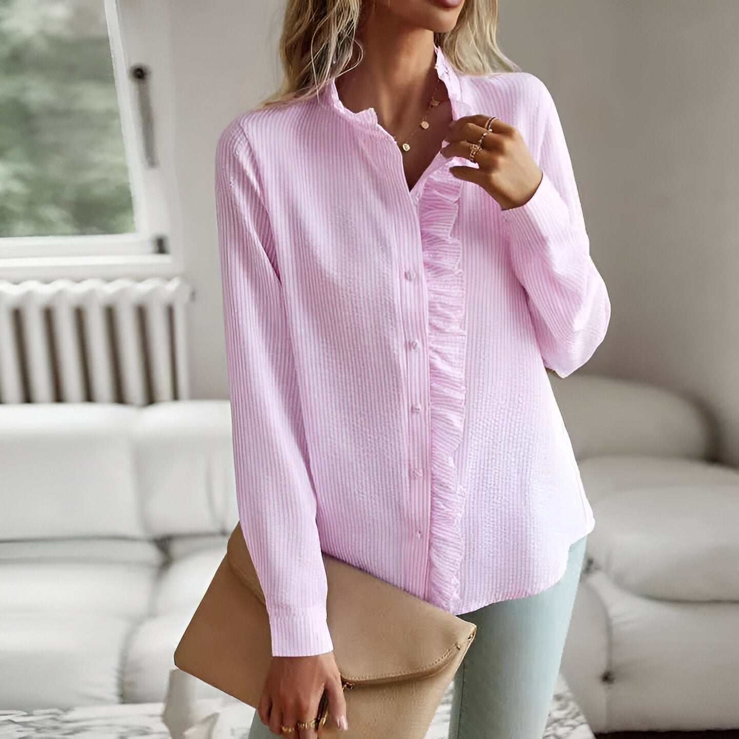 Clara | Blusa de mujer de lujo para el verano